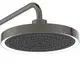 Duschkopf mit runder, flacher Form und einem LED-Leuchtring. Ausführung in Magnetic Grey. Hersteller Ideal Standard.
